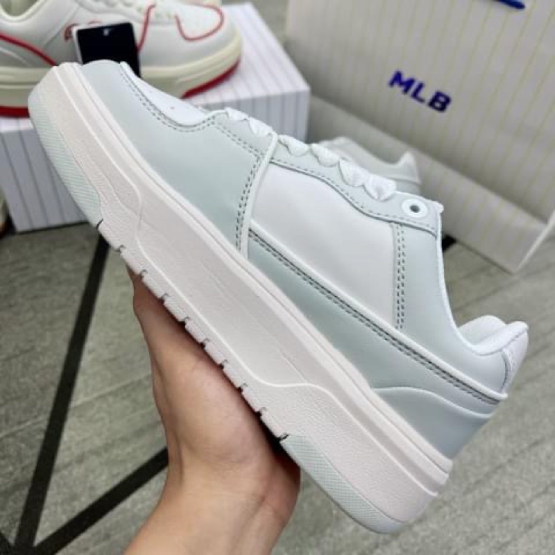 Giày thể thao sneaker Mlb liner xám ny đen bản cao cấp ảnh thật shop tự chụp+Freeship