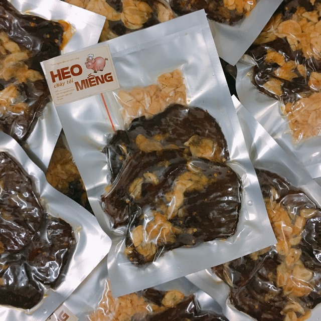 Heo miếng cháy tỏi Minh Bông