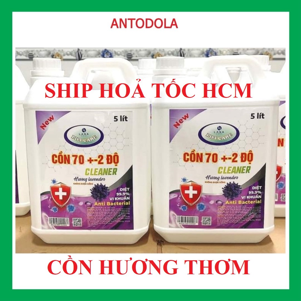 Dung Dịch Sát Khuẩn, Cồn Y tế Sát Khuẩn 5 Lít 70 độ Thơm Cao Cấp Kháng Khuẩn