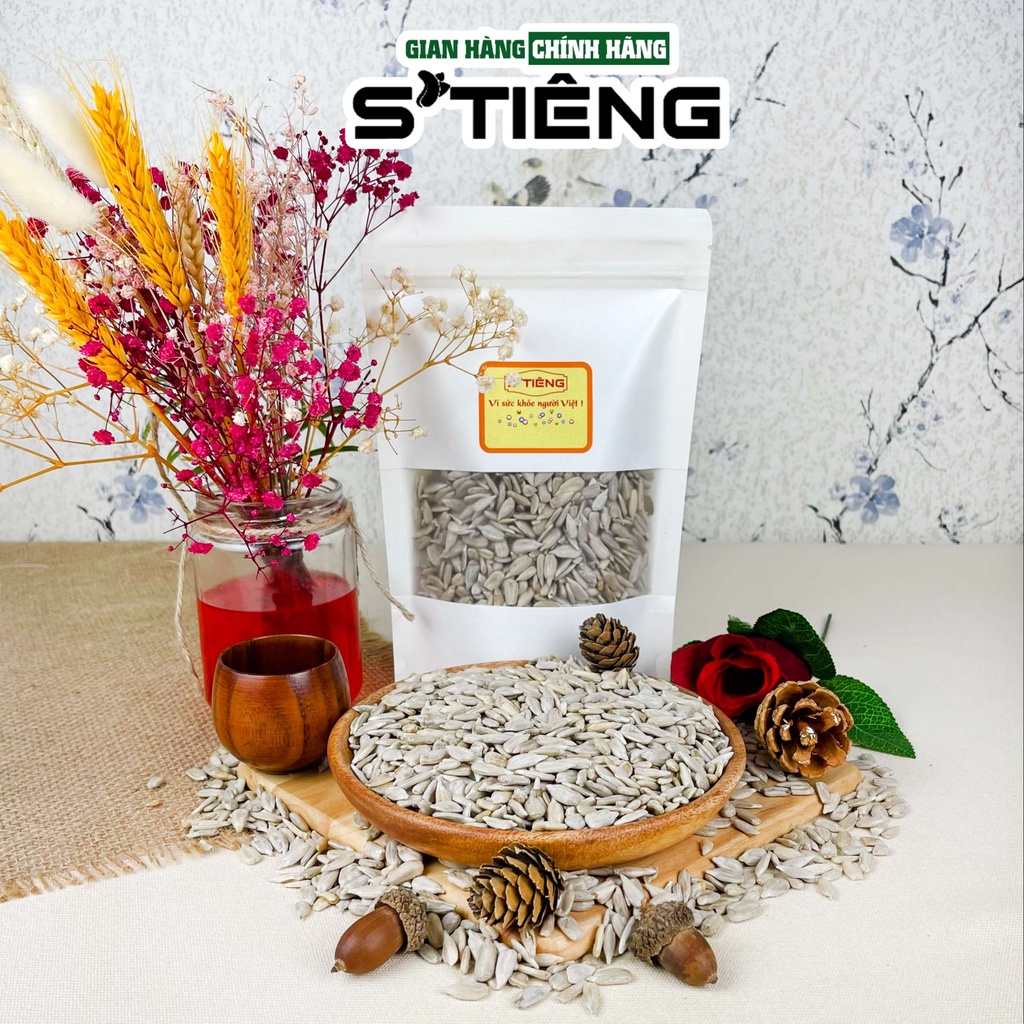 500Gr Nhân Hạt Hướng Dương Nga Sấy Chín Chuẩn Vị STIENG