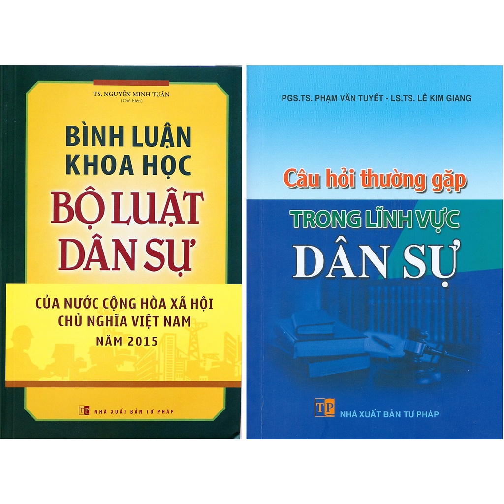 Combo Sách Bình Luận Khoa Học Bộ Luật Dân Sự Và Câu Hỏi Thường Gặp Trong Lĩnh Vực Dân Sự