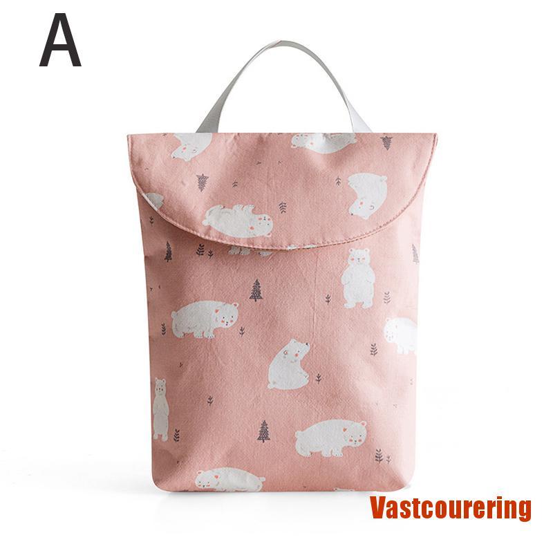 VAing Packages Mini Waterproof Wet Dry Bag for Baby Infant Cloth Diaper Pouch Reu