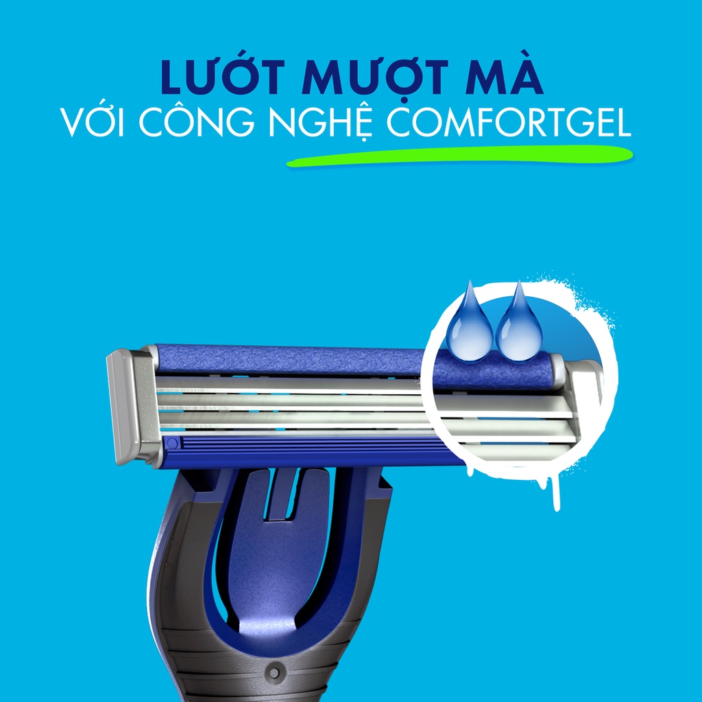 Dao Cạo Râu GILLETTE Flexi Vibe Hộp 1 Cán Dao Và 1 Lưỡi