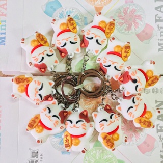 Móc khoá mèo thần tài