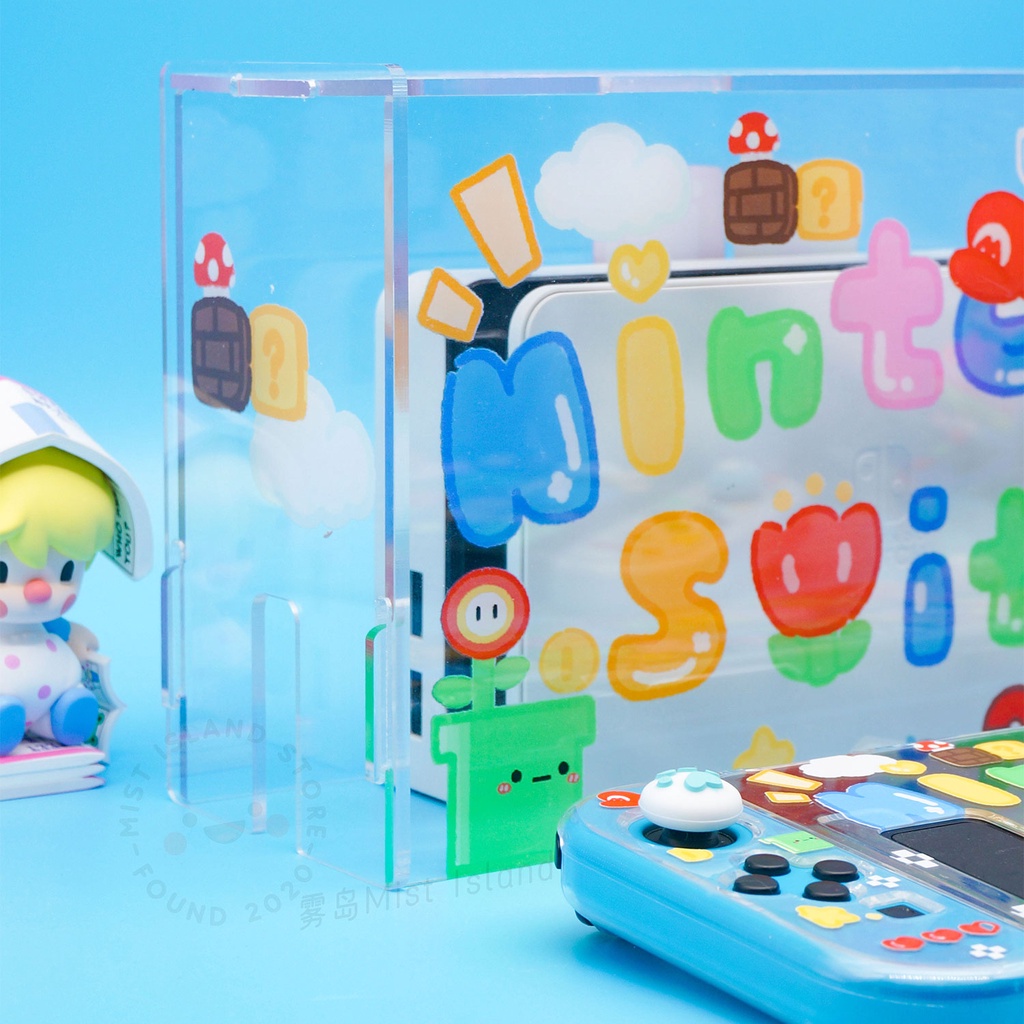 Ốp Nhựa Acrylic Chống Bụi Cho Máy Chơi Game Nintendo Switch