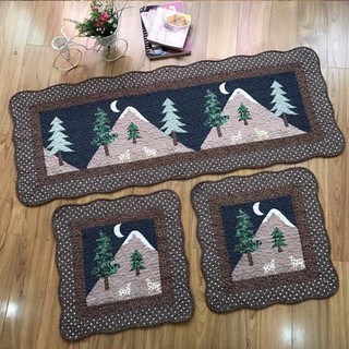 Set thảm chân 3 cái
