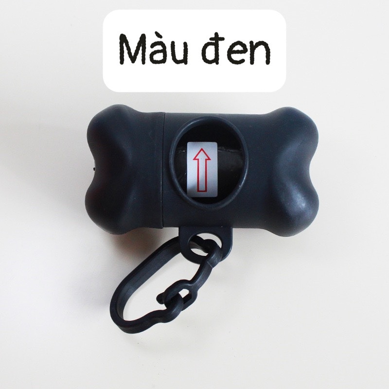 Ống xương đựng túi nilon hốt phân chó mèo, cho thú cưng tiện lợi tặng kèm 1 cuộn rác