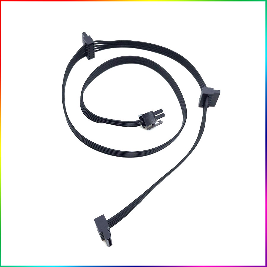 GPU PCI express 6Pin Male 1 đến 3 SATA SSD Cáp cấp nguồn cho CORSAIR HXi Series HX1200i HX1000i HX85