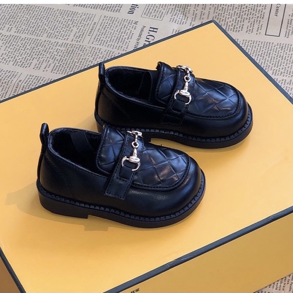 ￼Giày da cổ điển phong cách cho bé cao cấp A453