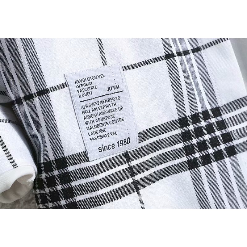 Áo Sơ Mi Caro Tay Dài plus Size Thời Trang Nam Nữ