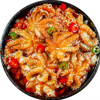 Sẵn Mực chibi cay - ăn vặt TQ