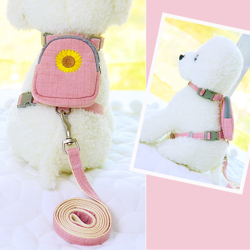 Balo Thêu Hoa Hướng Dương Cho Thú Cưng