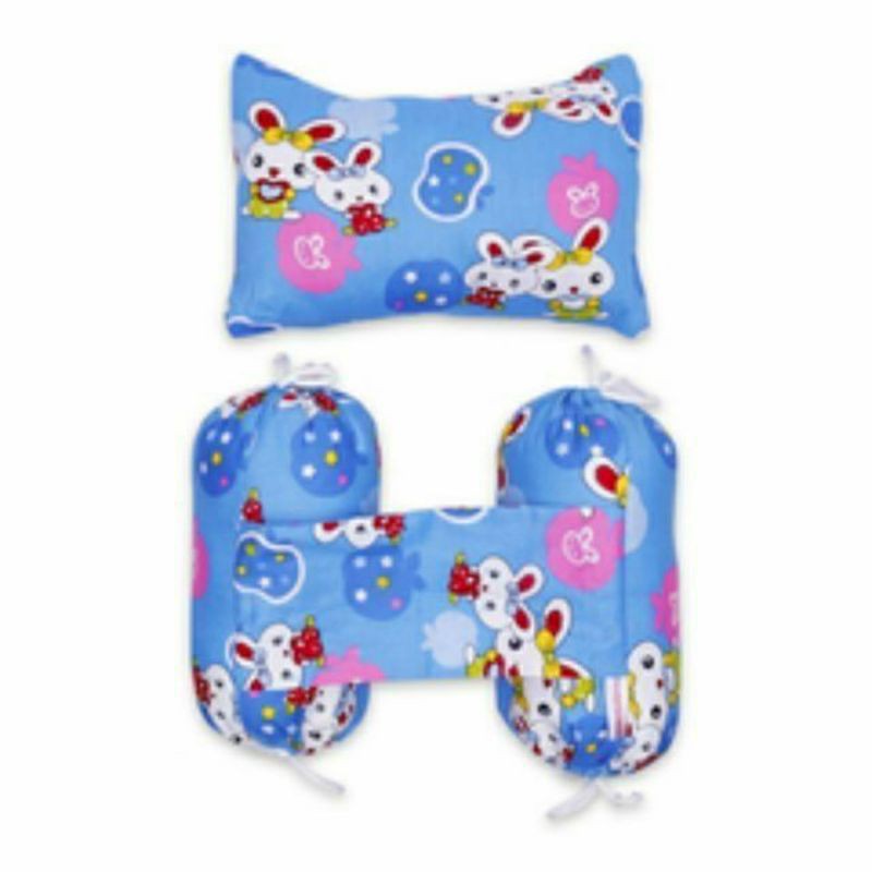 Set gối kèm quả chẹn cho bé sơ sinh trai gái