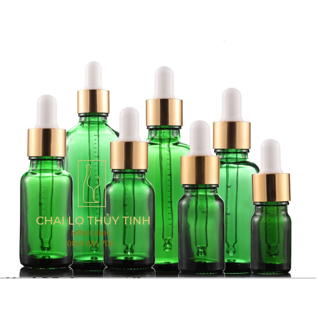 [Giá sỉ chỉ từ 4k] Lọ Thủy Tinh đầu serum- [SIÊU BỀN]-  [5ml 10ml 15ml 20ml 30ml 50ml 100ml]