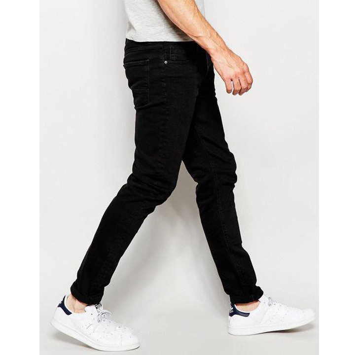 Quần Bò Nam Dáng Trơn Chất Mềm Mịn Màu Xanh Đậm Ống Vừa | BigBuy360 - bigbuy360.vn