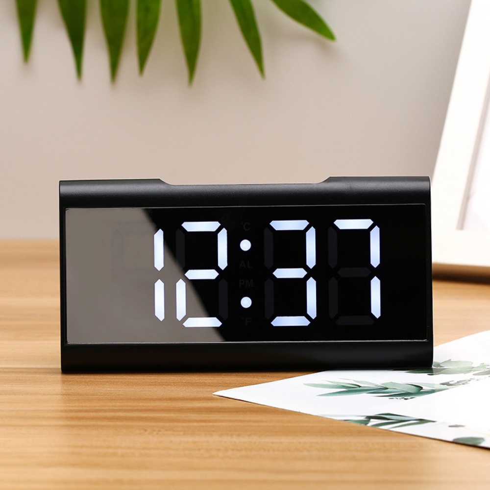 Đồng Hồ LED Để Bàn Thông Minh Yida Time - Shop Nado