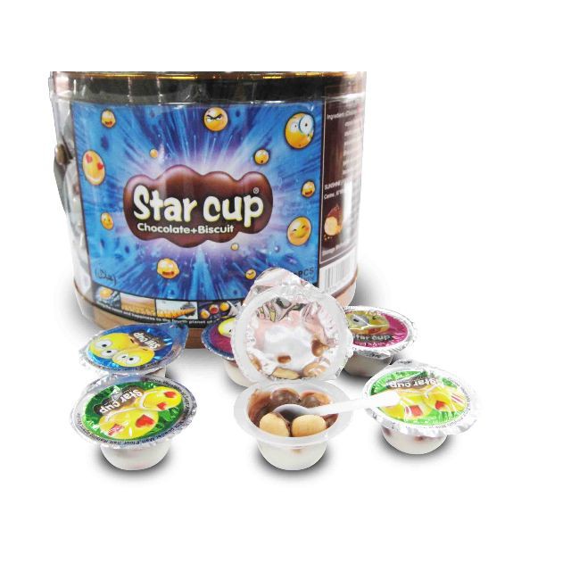 BÁNH QUY SOCOLA VIÊN STAR CUP THÁI LAN XÔ 100 CỐC - Lùn Con Food