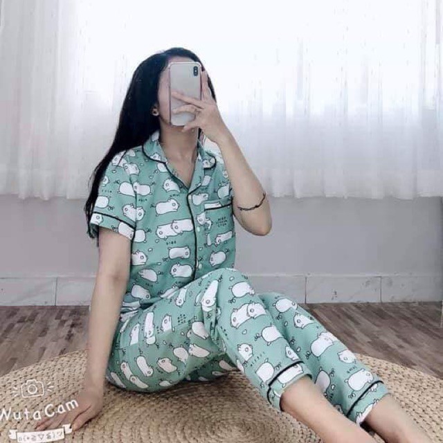 Bộ Pijama Nữ Dài Tay ❤️ Set mặc nhà pijama nữ dài tay SIÊU HOT ❤️