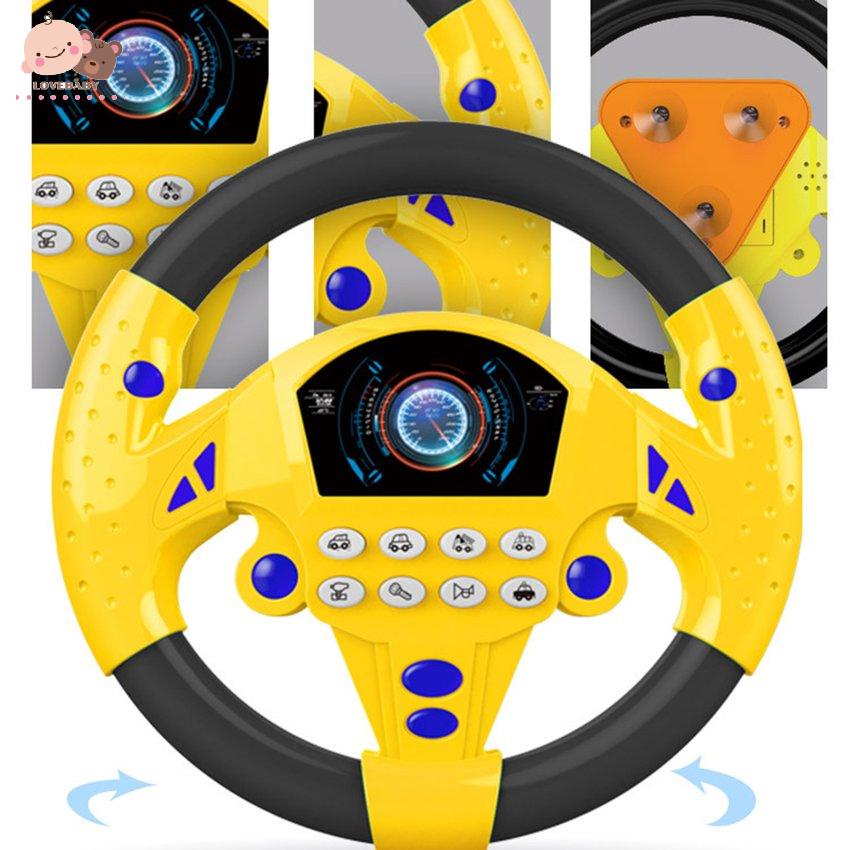 Vô Lăng Xe Hơi Đồ Chơi Tương Tác Có Âm Thanh Cho Bé