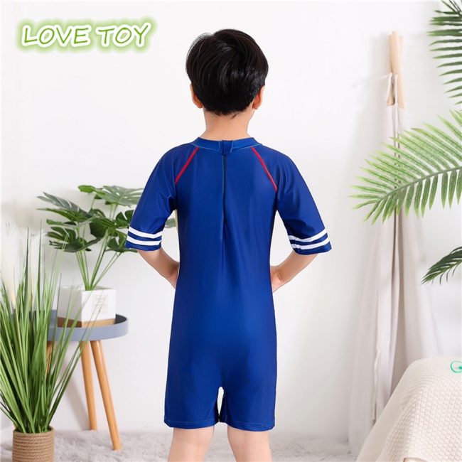 Bộ Đồ Bơi Chống Nắng In Hoạt Hình Thoáng Khí Nhanh Khô Thời Trang Mùa Hè Cho Bé Trai Từ 4-8 Tuổi