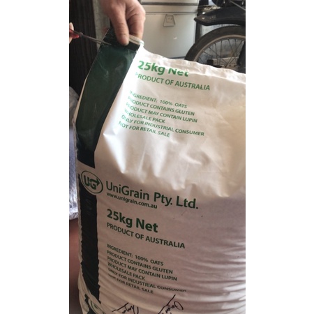 1kg Yến mạch cán vỡ nguyên cám, Úc , thích hợp ăn kiêng, ăn dặm, làm bánh