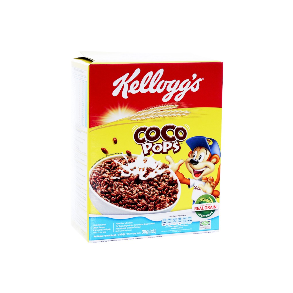 Ngũ cốc ăn sáng Kellogg's Coco Pops 30g | BigBuy360 - bigbuy360.vn