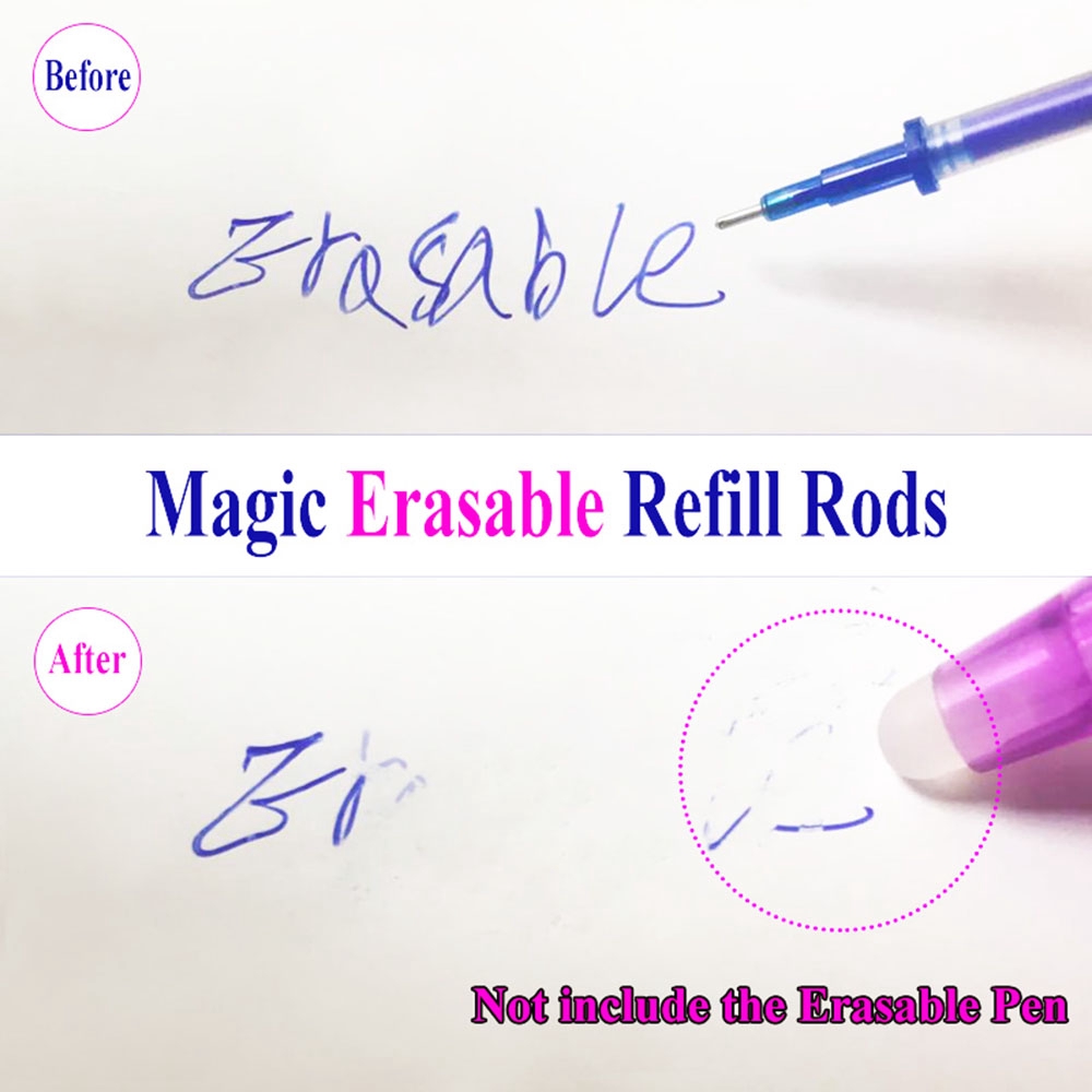 10/20/30 Ruột Bút Bi Mực Đen Đỏ Xanh 0.5mm