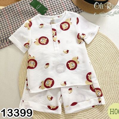 BỘ VẢI XÔ OLIRIVER NHIỀU HOẠ TIẾT ĐÁNG YÊU CHO BÉ 9-33KG