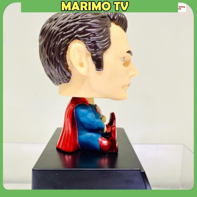 Mô Hình Superman Chibi lắc đầu - Trang trí taplo ô tô Trang trí bàn học bàn làm việc Kệ Điện Thoại - Figure[MARIMO]