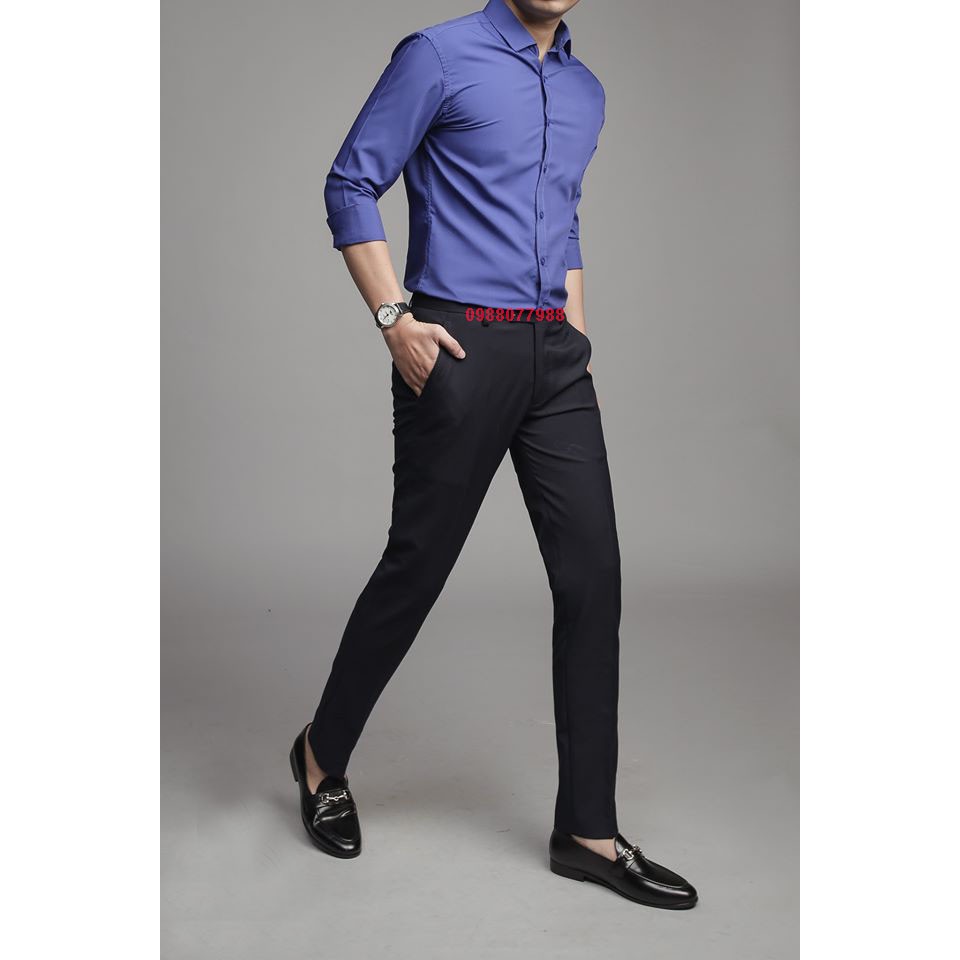 sunmen quần âu vest sơ mi nam