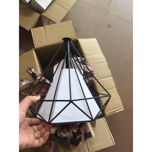 Đèn thả kim cương fi 250 và bóng 5w, đèn thả quán cafe; đèn thả bàn ăn hình kim cương; đèn thả trang trí shop; đền decor