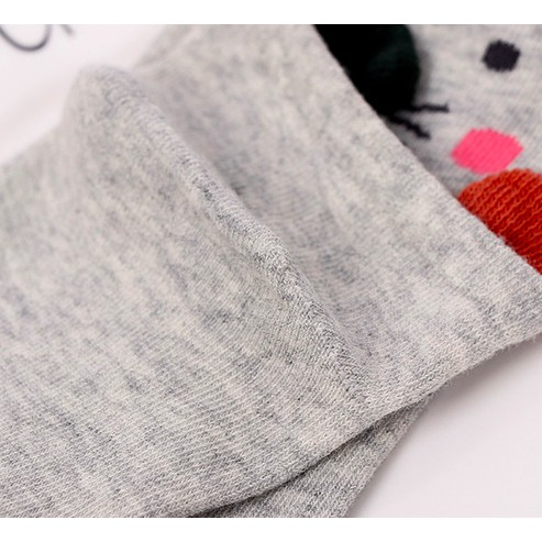 VỚ TẤT NỮ CỔ NGẮN DỄ THƯƠNG TÔNG XANH