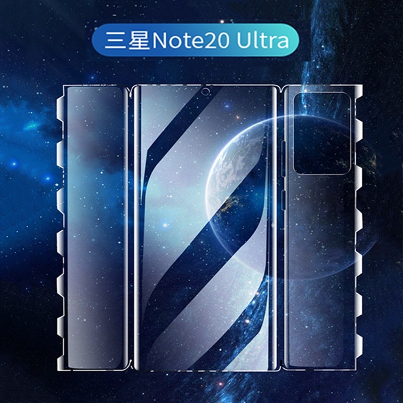 Miếng dán hydrogel mềm bảo vệ mặt trước và sau cho Samsung Galaxy S20 S21 Ultra Note 20 20 Ultra S21 Ultra Plus