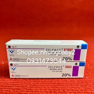 Kem ZELFACE Azelaic 20% kem xóa mụn