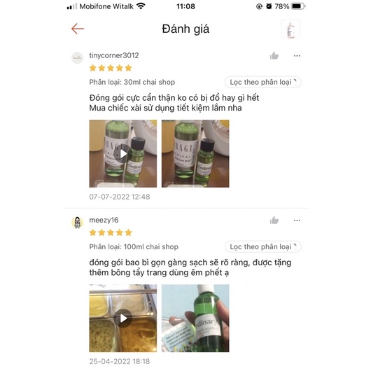 Ordinary 7% Glycolic Acid Toning Solution AHA giảm mụn tẩy tế bào chết trắng mịn da