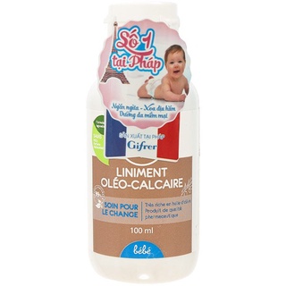 Liniment - Chăm sóc vệ sinh chống hăm tã cho bé Gilbert Liniment oléo-calcaire 100ml - Tháng 1/2026
