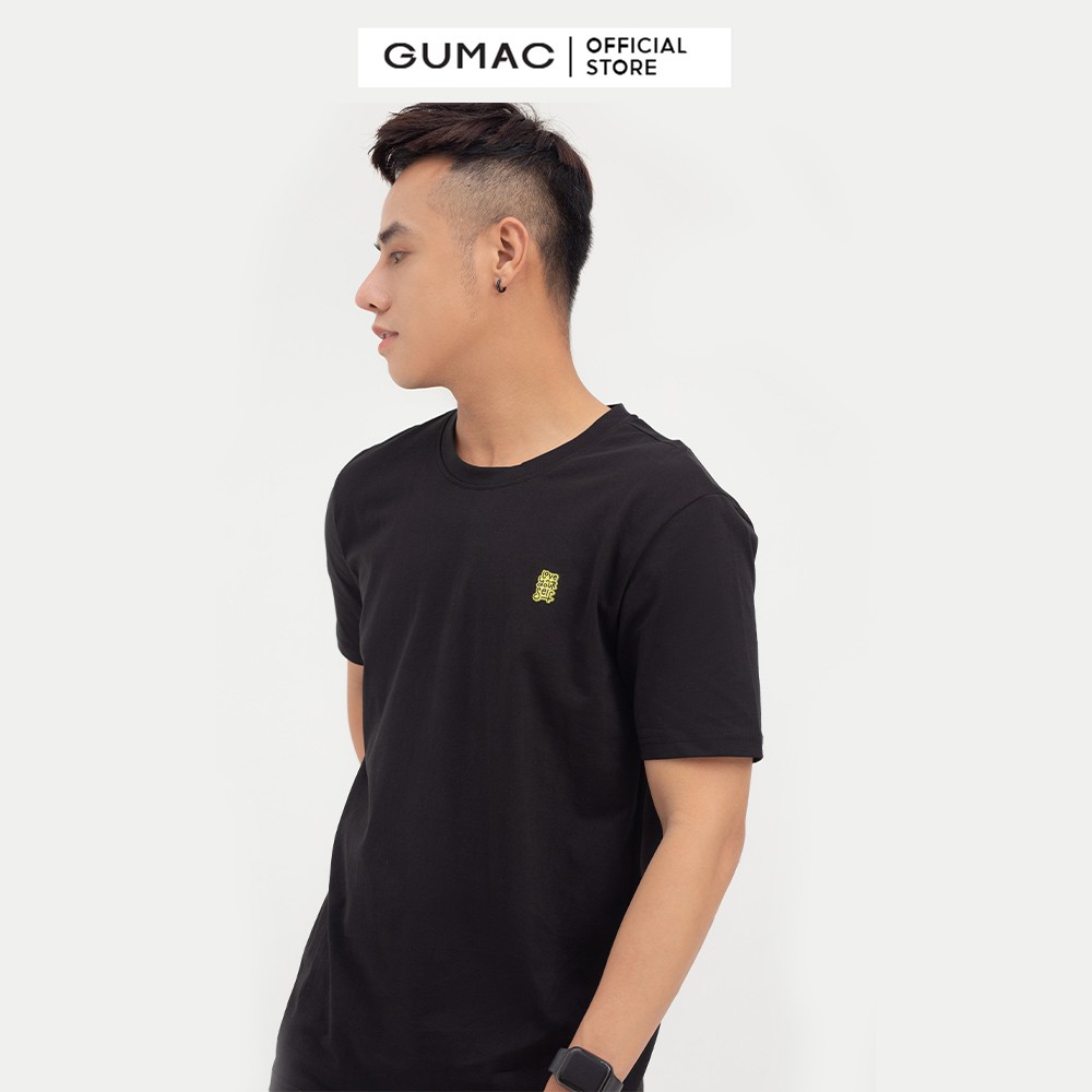 [Mã WABRG208 giảm 10% tối đa 50k đơn từ 250k] Áo thun nam basic in chữ GUMAC phong cách hiện đại đẹp thanh lịch ATNB815 | BigBuy360 - bigbuy360.vn