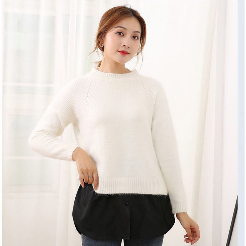 Chân Váy Chữ A Giả Hai Lớp Màu Trơn Lưng Thun Co Giãn Màu Trơn Trang Trí Nút Thời Trang Hàn Quốc Dành Cho Bạn Nữ