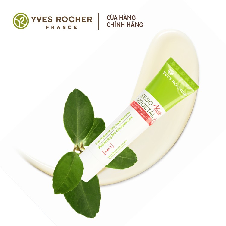 Dưỡng Ẩm Và Cải Thiện Các Khuyết Điểm 4 Trong 1 Yves Rocher Moisturizing Anti-Blemishes Care 4in1 40ml