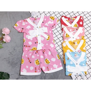 Bộ Lụa Tay Phồng Bé (6-18kg) (giao màu ngẫu nhiên)