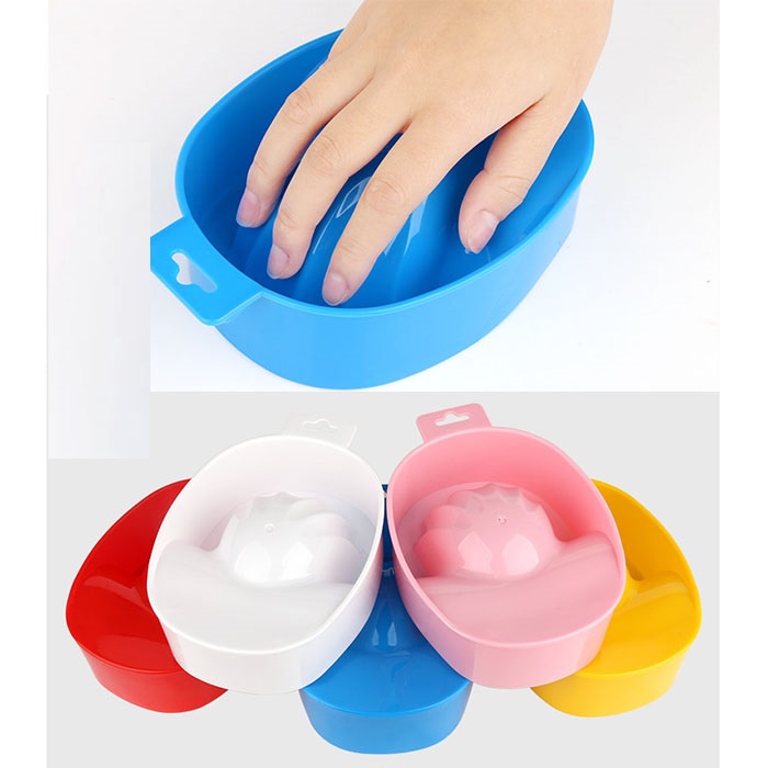 Bát Ngâm Tay Làm Nail Loại 1 Lớp Và 2 Lớp Có Ngăn Tiện Dụng