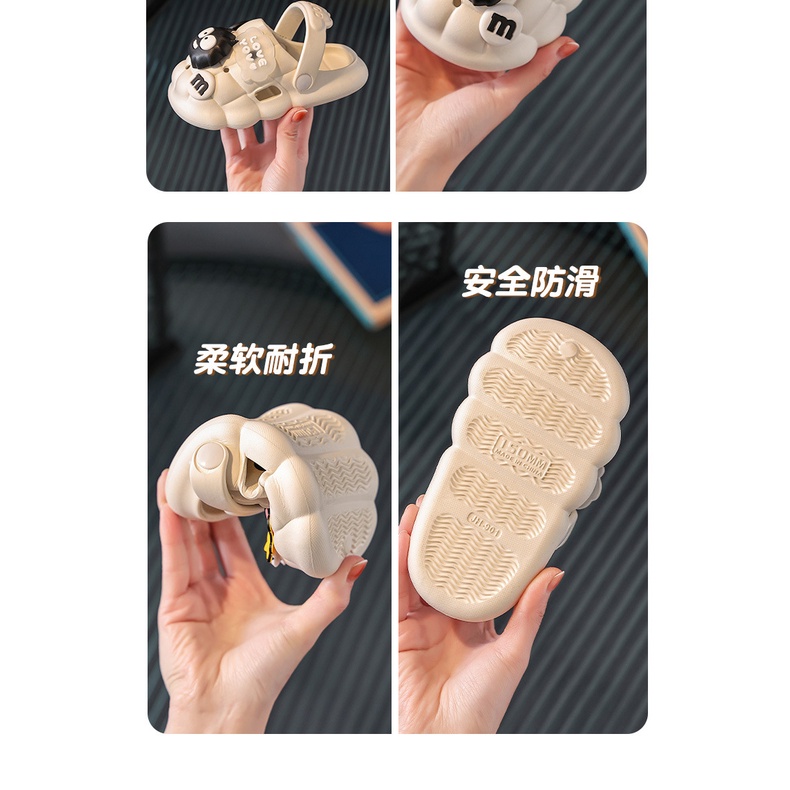 Dép sục cho bé, dép mùa hè cho bé trai bé gái họa tiết siêu dễ thương đi êm chân không trơn trượt.