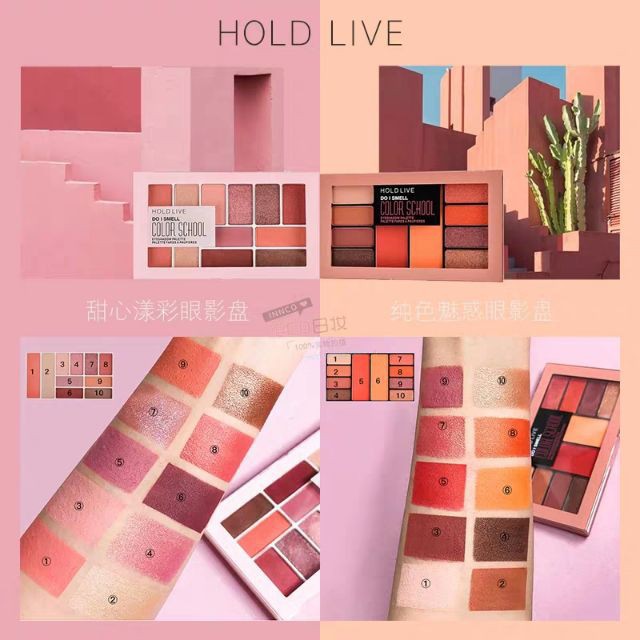 Bảng mắt kèm phấn má học sinh Color School Holdlive