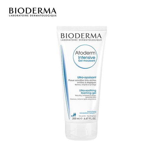 Gel Rửa Mặt cho da khô Bioderma Atoderm Intensive Gel Moussant 200ml