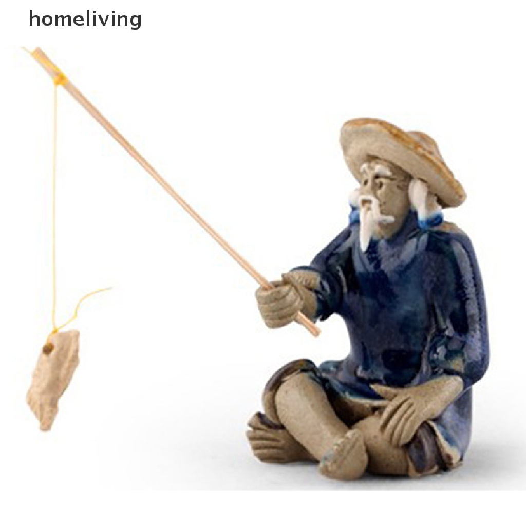 Đồ trang trí Ông Già Ngồi Câu Cá Bằng Nhựa Resin Trang Trí Sân Vườn Ngoài Trời