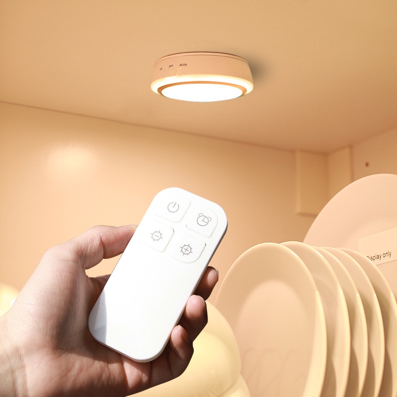 Đèn led gắn trần có remote điều khiển từ xa hình tròn