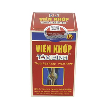 ✅  Viên Khớp Tâm Bình - Không còn nỗi lo về thoái hóa khớp, viêm khớp, sưng khớp, tê bì chân tay