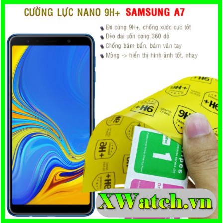Cường lực dẻo nano 9H Samsung Galaxy A7 2017, 2018