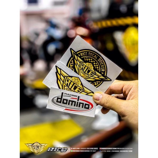 Tem dán logo DOMINO