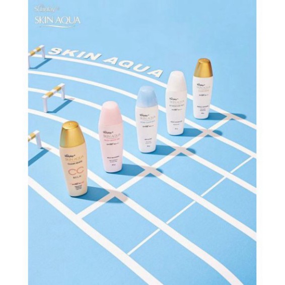 Sữa Chống Nắng Dưỡng Da Ngừa Mụn Sunplay Skin Aqua Acne Clear Milk SPF50+/PA++++ 25g Q84